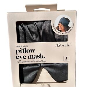 Kitsch Gray The Satin Pillow Eye Mask